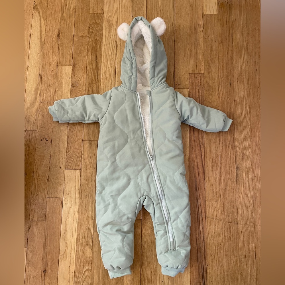 Baby Snowsuit | Mint | 18M
